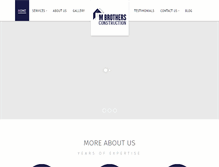 Tablet Screenshot of mbrothersconstruction.com